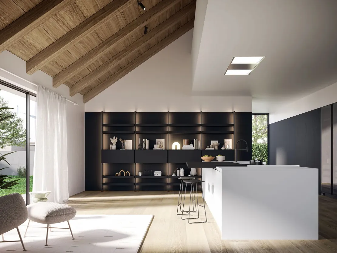 Cucina Moderna con isola Meg di Arredo3